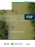 Addressing Climate Security Risks in Central America