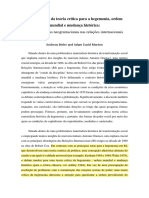 Perspectivas Neogramscianas Nas Relações Internacionais