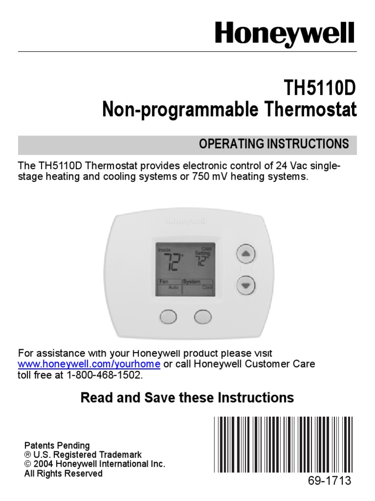 FocusPro 5000 | PDF | Thermostat | Manufactured Goods