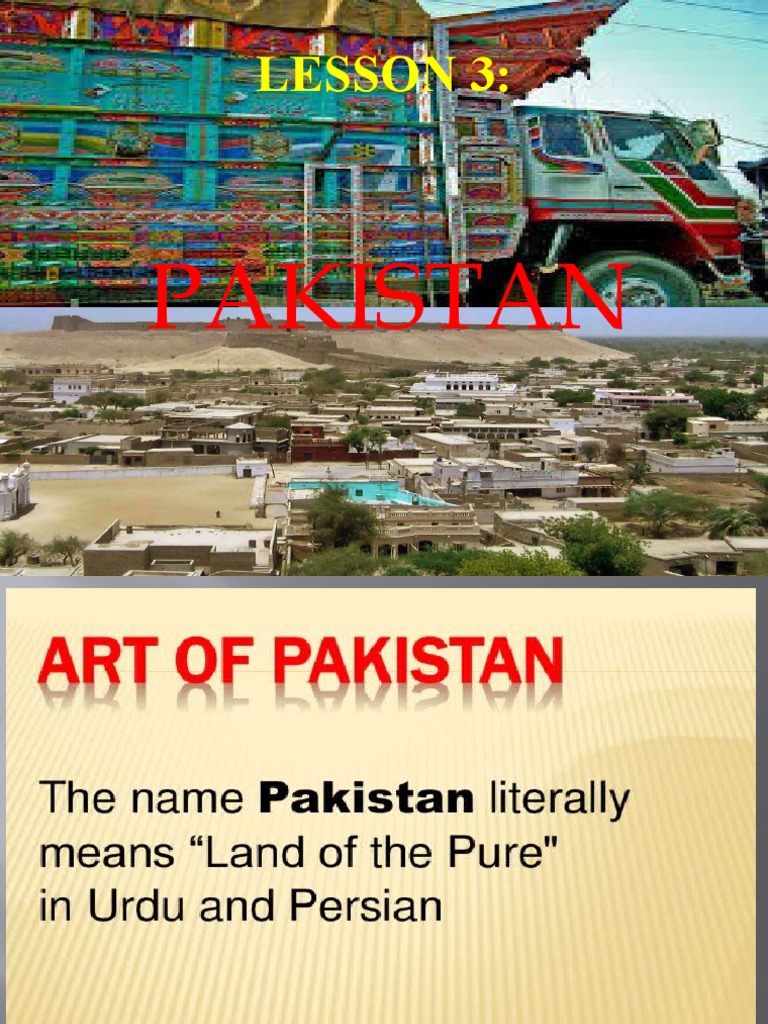 Lesson 3:: Pakistan | PDF