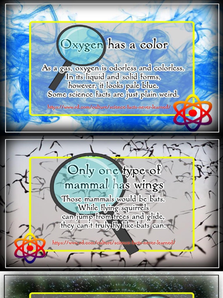 100 SCIENCE FACTS PDF visual data 5