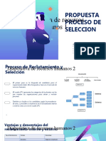 Diapositiva de Recursos Humanos 1: Propuesta Proceso de Seleccion