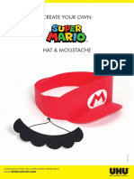 Uhu Bts20 Papercrafts Mario-Hat Moustache