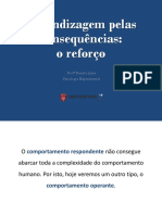 Aprendizagem Pelas Consequências o Reforço-1