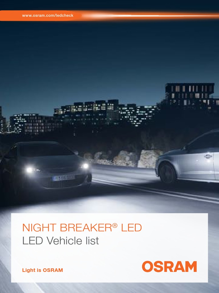 OSRAM NIGHT BREAKER H7 LED Set für VW Sportsvan Facelift 2017-2020