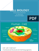 Cell Biology: General Anatomy and Physiology Ms. Sultana Kausar Optometry & Orthoptics