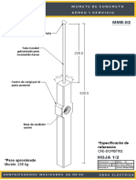 MME-02 Murete Tipo Páleta Aéreo 1 Servicio