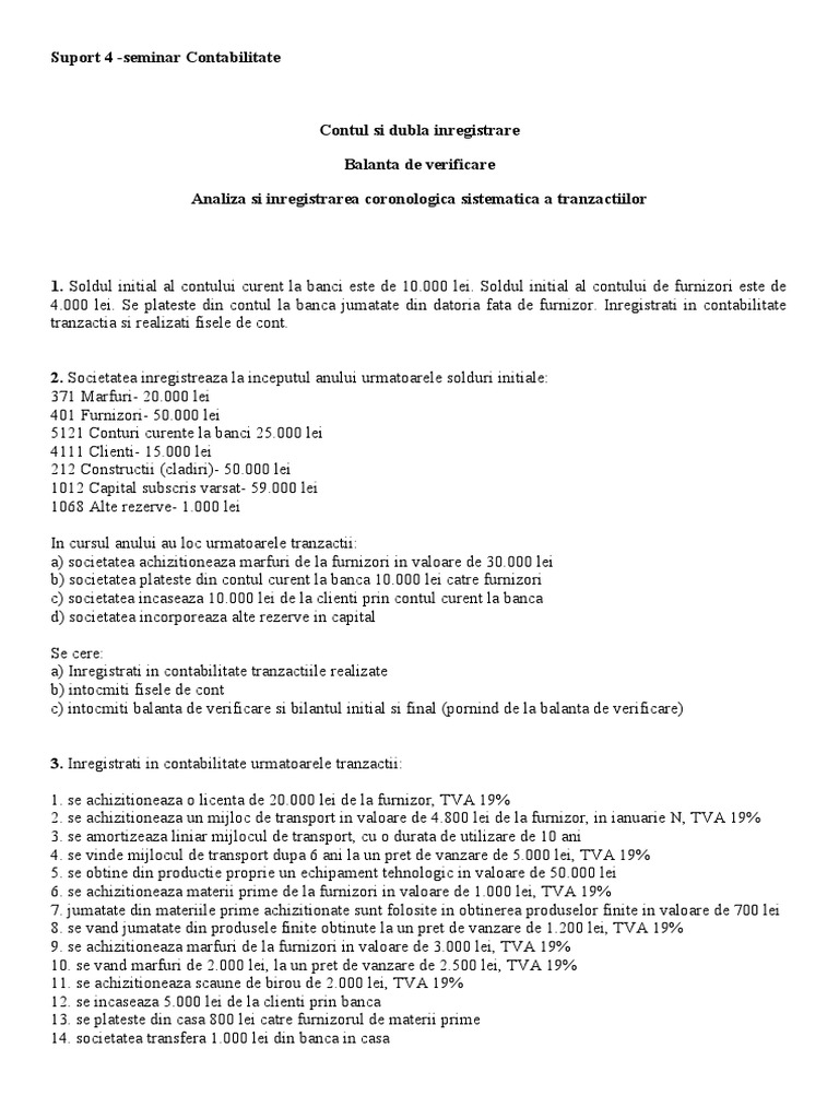 Contabilitate | PDF