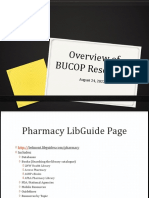 Overview of Belmont Resources For Pharmacodynamics