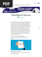 Bank Loan Project Report Format Guide | PDF | Corporations | Banks