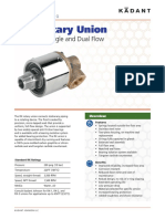 RX Rotary Union (3 - 8 - 1-1 - 2 - ) Single & Dual Flow Brochure