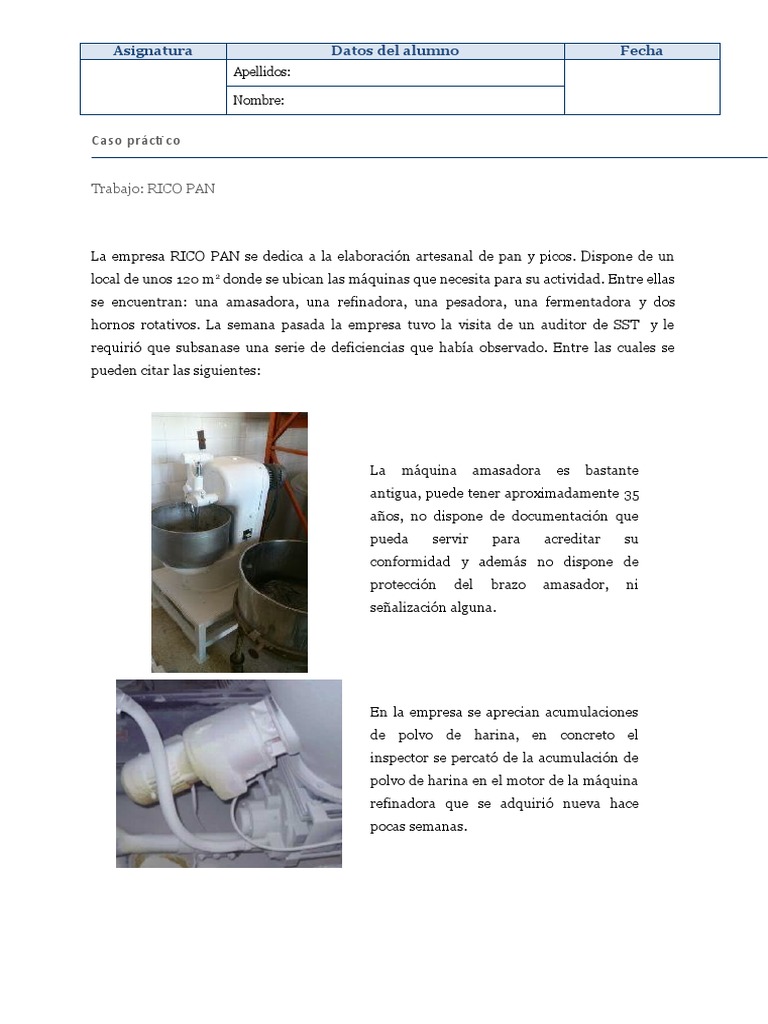 Identificación de Riesgos en RICO PAN | PDF