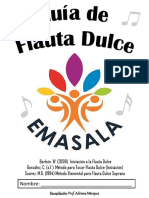 Guia de Flauta Dulce - EMASALA