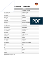 Vocabulario-clase-7-A2-2 Deutsch-Spanish