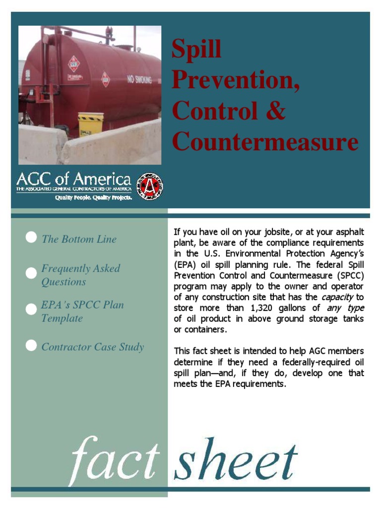 SPCC Compliance Guide for Construction Sites | PDF | Technology ...