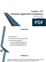 Lecturer Operating System