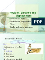 Distance and Displacement Power Point