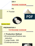 Thyroxine Sodium: Category Powder