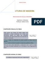 Estruturas de Madeira: Dimensionamento de Peças Comprimidas