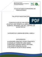 Tecnológico Nacional de México Tecnológico de Estudios Superiores de Tianguistenco División de Ingeniería Mecatrónica