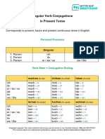 Grammar Line A1-A2 - Lektion 2 - Regular Verb Conjugations in Present Tense