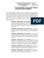 Anexo 4.politica Integral de Seguridad y Salud en El Trabajo y El Cuidado Dle Medio Ambiente