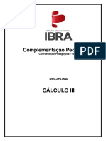 Complementação Pedagógica: Cálculo Iii