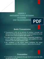 Radio Transmission Types