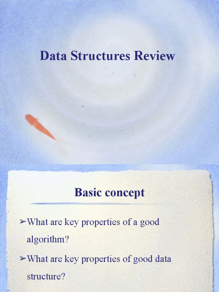 Lecture 14 - Data - Structure - Review | PDF | Information Retrieval ...