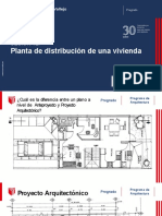 Planta de Distribución de Una Vivienda