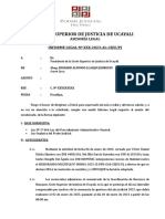 Informe Legal PJ Falta de Labores