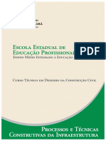 Des de Const Civil Processos e Tecnicas Construtivas Da Infraestrutura