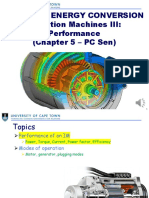 Eee3091F: Energy Conversion Induction Machines III: Performance (Chapter 5 - PC Sen)