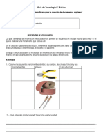 6basico - Guia Trabajo TecnologÂ A - Semana 01