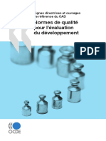 Normes de Qualité Pour L'evaluation Du Developpement