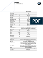 Specifications The New BMW X1 Sdrive18d Valid From 07 2015