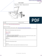 Rear Side Door Window Regulator Motor Replacement: Body Systems 0-4