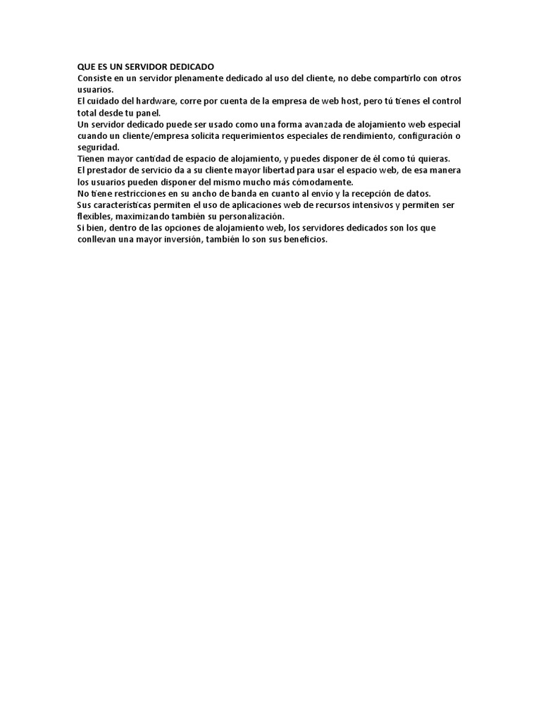 Que es un servidor dedicado hector pdf