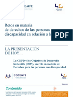 Retos en Materia de Derechos de Las Personas Con Discapacidad en Relación A Los ODS