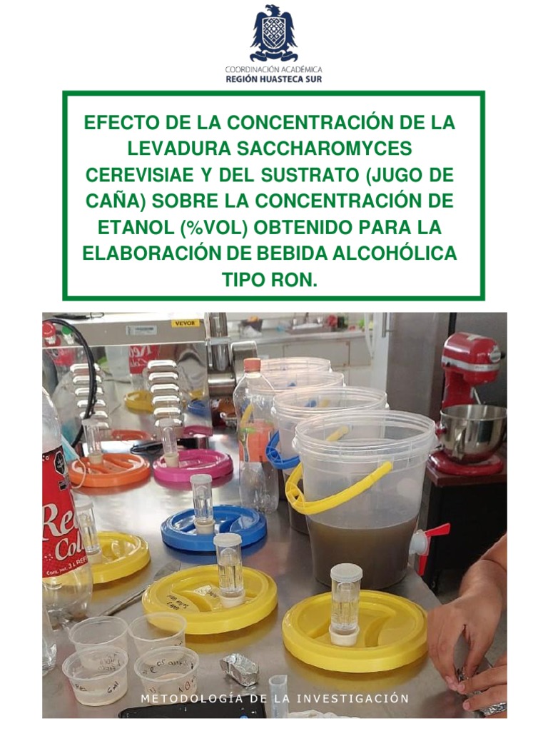 The effect of Saccharomyces cerevisiae yeast concentration and sugarcane juice substrate on the