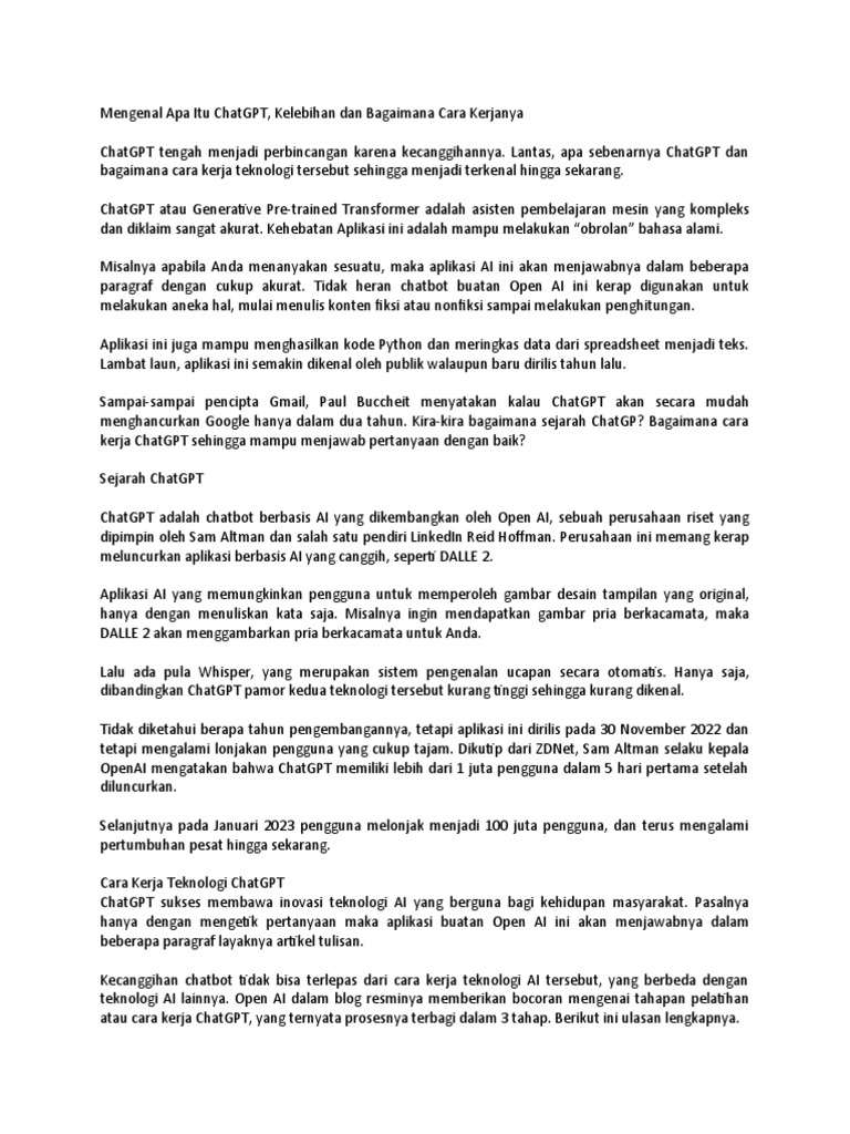 Image Result For Tentang Chatgpt