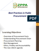 Best Practices in Public Procurement