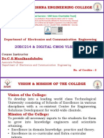 Sri Ramakrishna Engineering College: 20ec214 & Digital Cmos Vlsi Circuits