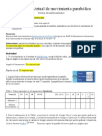 3 Laboratorio Virtual de Movimiento Parabólico