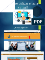 ¿Cómo Utilizar El Aula Virtual?