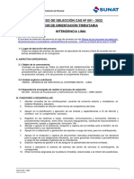 Proceso de Selección Cas #091 - 2022 Gestor de Orientación Tributaria Intendencia Lima