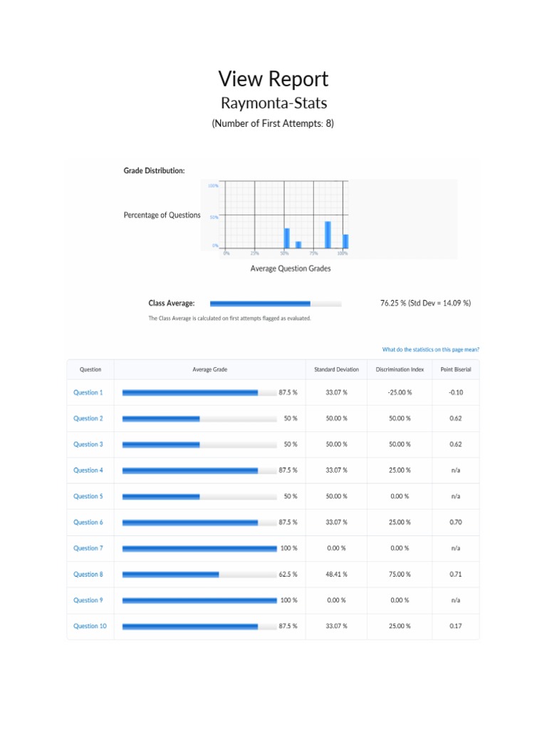 Tourniquet Quiz Item Analysis PDF Tests Evaluation Methods
