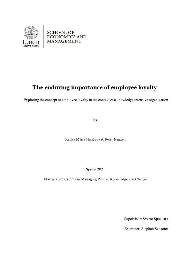 Master Thesis - The Enduring Importance of Emp | PDF | Cognition ...