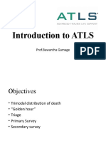 Introduction To ATLS: Prof - Bawantha Gamage