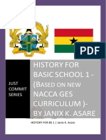 BS 1 History of Ghana by Janix K Asare